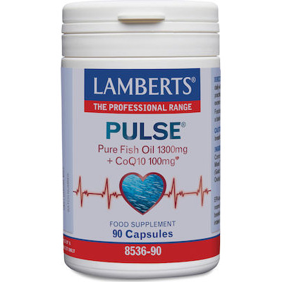 Lamberts Pulse Pure Fish Oil 1300mg & CoQ10 100mg 90caps